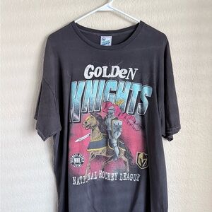Vintage Golden Knights NHL Graphic Tee - Black
